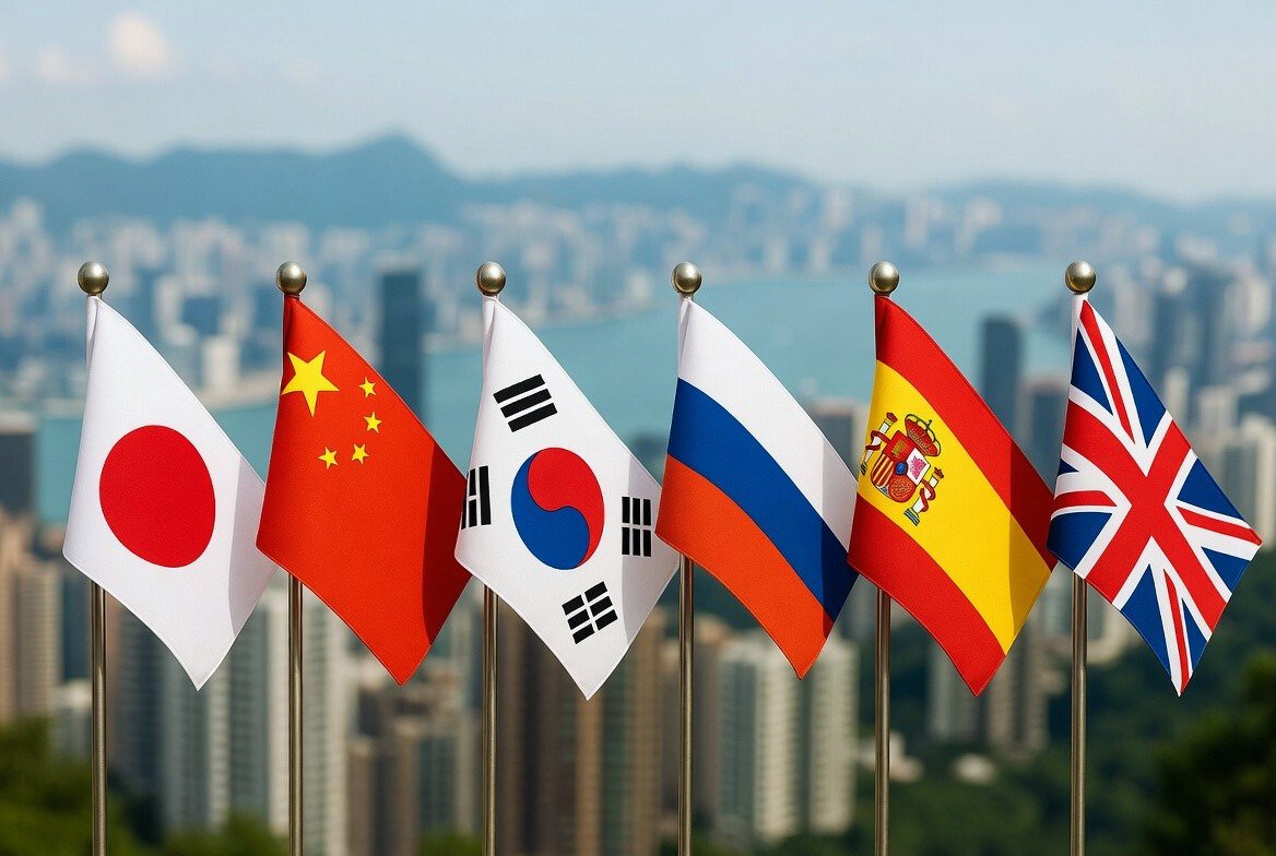 flags 1 - Lingua Learn Hong Kong